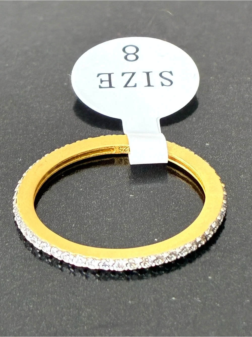 Sterling Silver 925 Freida Rothman stacking Ring Sz 8